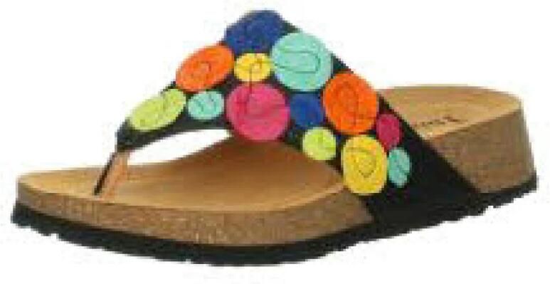 Think! Comfortabele Slippers in effen kleuren