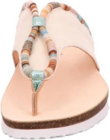 Think! Teenslippers Julia sleehak zomerschoen pantoffels met kleurrijke decoratieve elementen - Foto 5