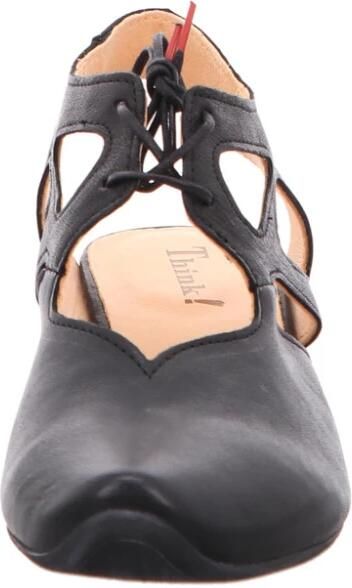 Think! Slingback pumps AIDA dames pump met vetersluiting zomerschoen trechtervormige hak met fijn patroon - Foto 2