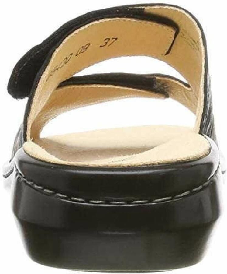 Think! Slippers Camilla blokhak zomerschoen slippers met klittenbandsluitingen - Foto 3