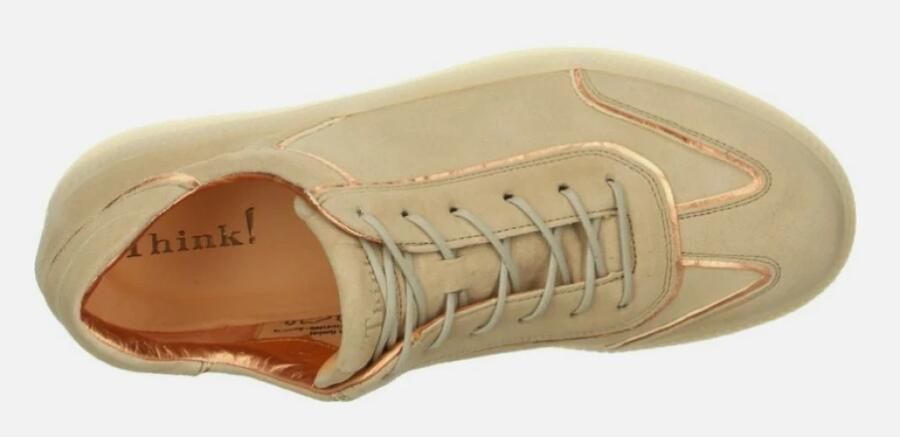 THINK! Sneakers laag 'Turna' beige - Foto 8