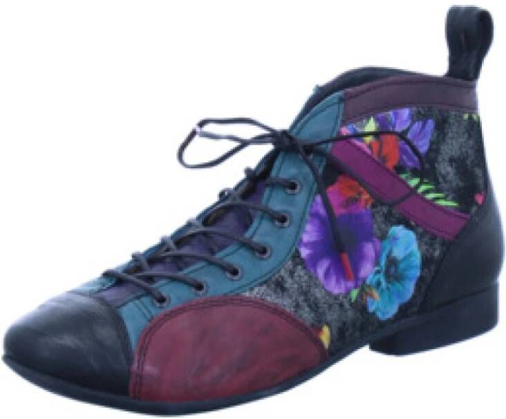 Think! Veterschoenen voor dames in effen kleuren