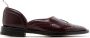 Thom Browne Bordeauxkleurige Loafers met RWB Streep - Thumbnail 1