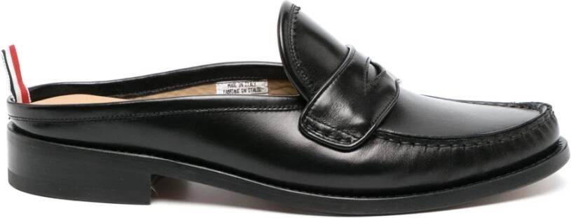 Thom Browne Elegante Platte Schoenen Black Heren