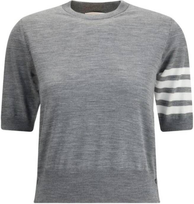 Thom Browne Gebreid T-Shirt met Ribboord