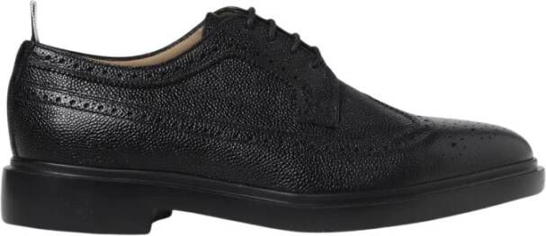 Thom Browne Klassieke leren veterschoenen met vleugeltip