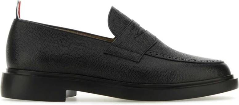 Thom Browne Klassieke zwarte leren loafers