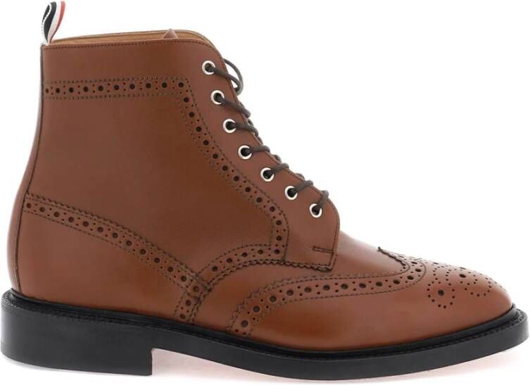 Thom Browne Lace-up Boots Brown Heren