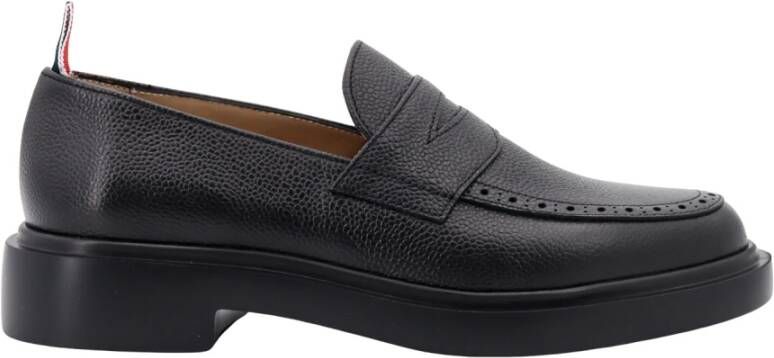 Thom Browne Klassieke zwarte Penny loafers Black Dames