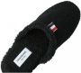 Thom Browne Shearling Slippers met Logo Tab Black Heren - Thumbnail 1