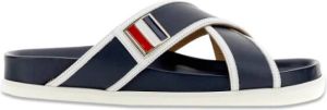 Thom Browne Schuifregelaars Blauw Heren