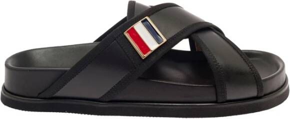 Thom Browne Sliders Zwart Heren