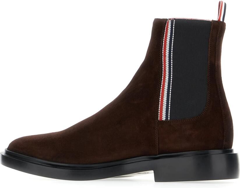 Thom Browne Calf Suede Rubber Sole RWB Chelsea Boot - Foto 2