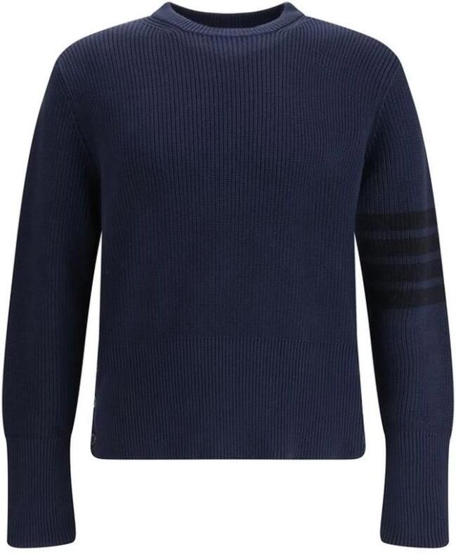 Thom Browne Katoenen sweatshirt met ribgebreide boorden
