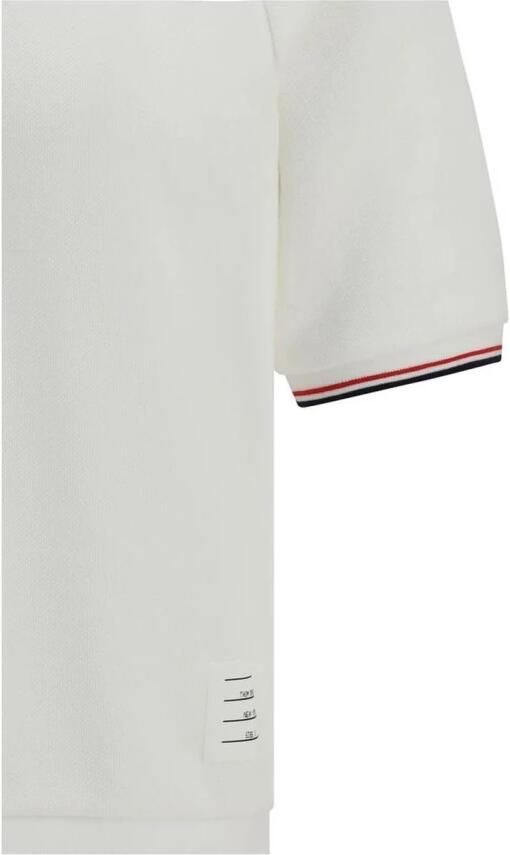 Thom Browne Katoenen sweatshirt met ronde hals en ribgebreide boorden - Foto 2