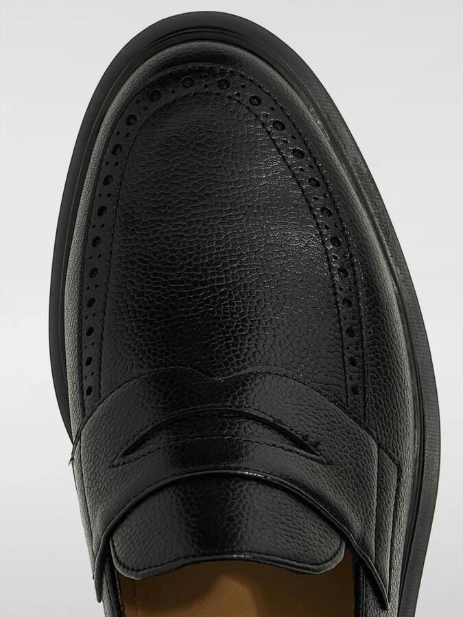 Thom Browne Pebble Grain Penny Loafers