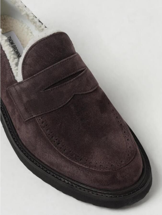 Thom Browne ShearlingLined Penny Loafers