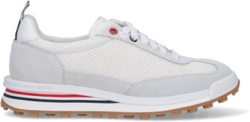 Thom Browne Witte Tech Runner Sneakers Nylon Zool White Dames