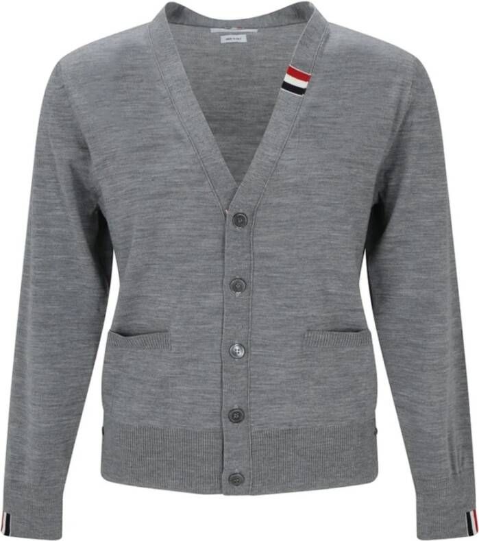 Thom Browne Wollen Vest met Ribboorden