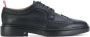 Thom Browne Zwarte leren brogues met perforatiedetails Black Dames - Thumbnail 1