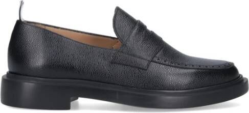 Thom Browne Zwarte Platte Loafers