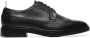 Thom Browne Zwarte platte schoenen met Longwing rubberen zool Brogue Black Heren - Thumbnail 1