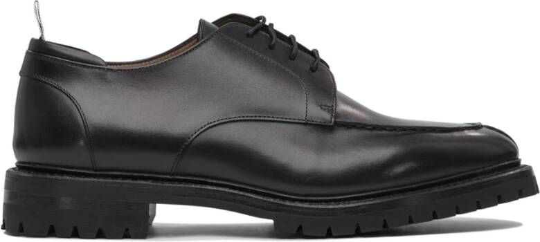 Thom Browne Zwarte Veterschoenen van Leer