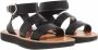 Tiger Of Sweden Zwarte Leren Sandalen met Logo-Embossing Black Dames - Thumbnail 1