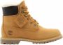 Timberland Boots & laarzen 6in Premium Shearling Lined WP Boot in geel - Thumbnail 1