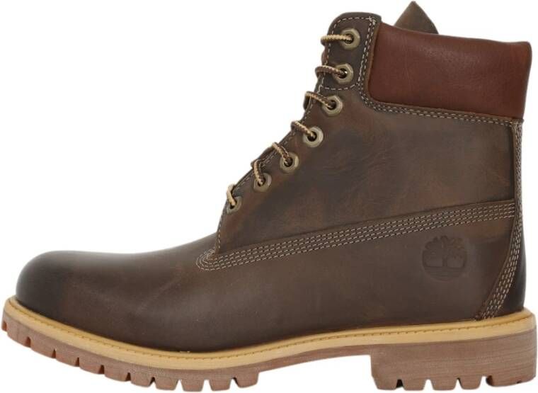 Timberland Premium Waterdichte Veterschoenen Bruin Brown Heren