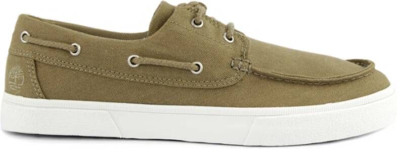 Timberland Beige Canvas Bootschoenen Beige Heren