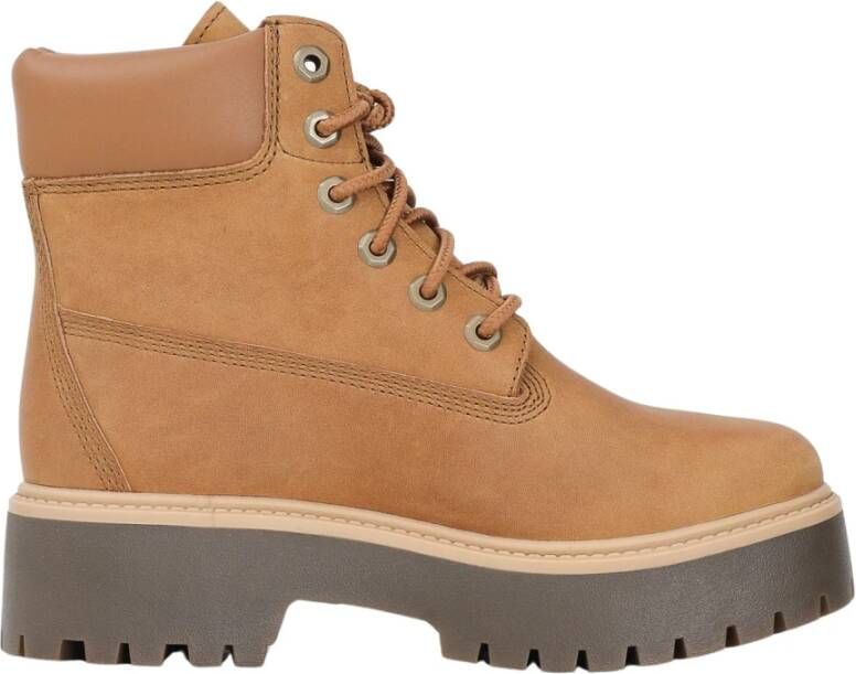 Timberland Beige Platform Street Laarzen Vrouwen