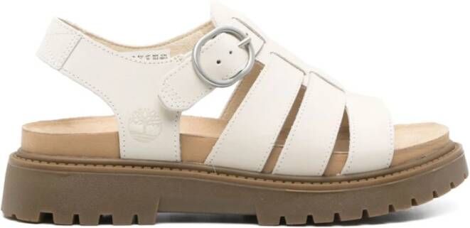 Timberland Beige Sandalen A del Gesp Ontwerp