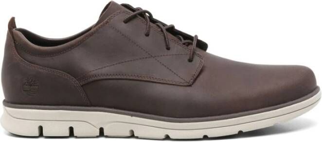 Timberland Beige Sneakers met Vetersluiting