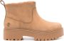 Timberland Kameel Nubuck Enkellaarzen met Trendy Twist Brown Dames - Thumbnail 14
