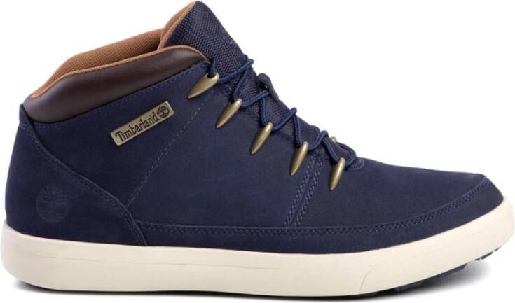 Timberland Blauwe Casual Nubuck Herenlaars Blue Heren