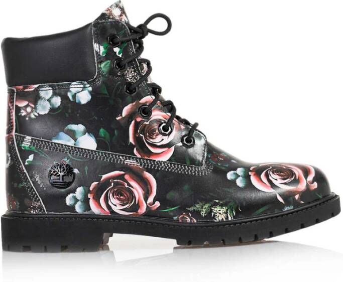 Timberland Stivaletti 6 inch con stampa floreale Zwart Dames