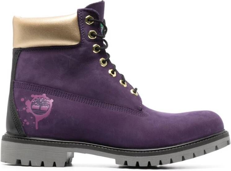 Purple timberland boots hotsell