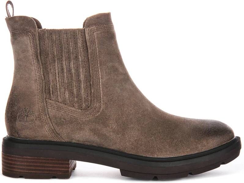 Timberland Bruine Suède Instap Enkellaarzen Brown Dames - Foto 2