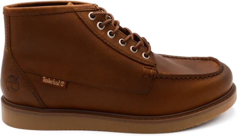 Timberland Bruine Laarzen met Stoffen en Synthetische Voering Bruin Heren