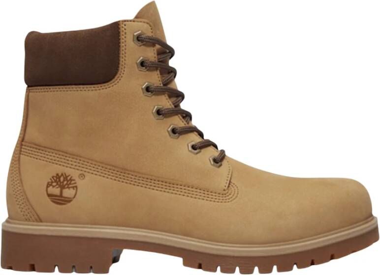 Timberland Bruine leren veterschoenen - Foto 2