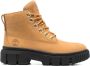 Timberland Grijsveld Leren Veterschoen Hoge Laars Brown Dames - Thumbnail 13