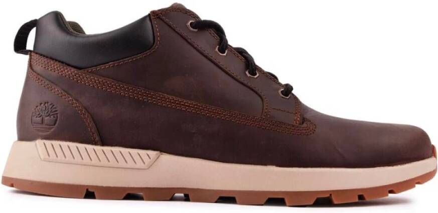 Timberland Trendy en moderne bruine trekker sneakers voor heren Brown Heren