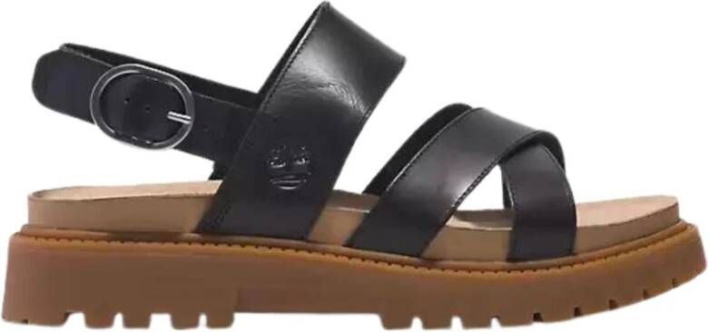 Timberland Clairemont Way Gekruiste Sandaal Black Dames