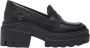 Timberland Dames Slip-On Leren Mocassin met Hak Black Dames - Thumbnail 3