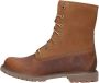 Timberland Authentics Teddy Fleece Veterboots Laarzen Met Veters Dames Bruin + - Thumbnail 2