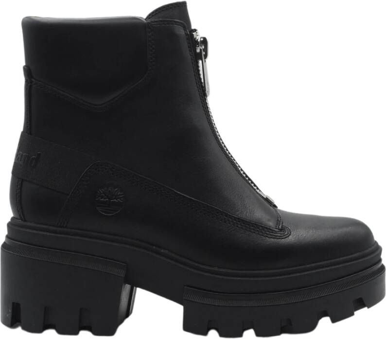Timberland Everleigh Leren Laars met Rits aan de Voorkant