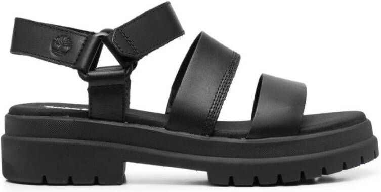 Timberland Flat Sandals Zwart Dames