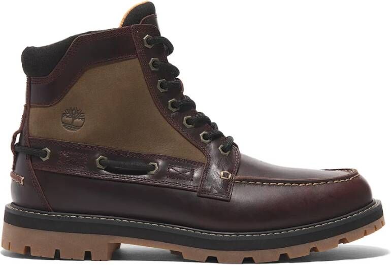 Timberland Gedurfde Doeners Leren Schoen Brown Heren