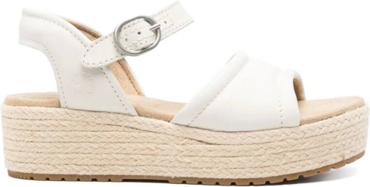 Timberland Gevlochten Raffia Sandalen Beige